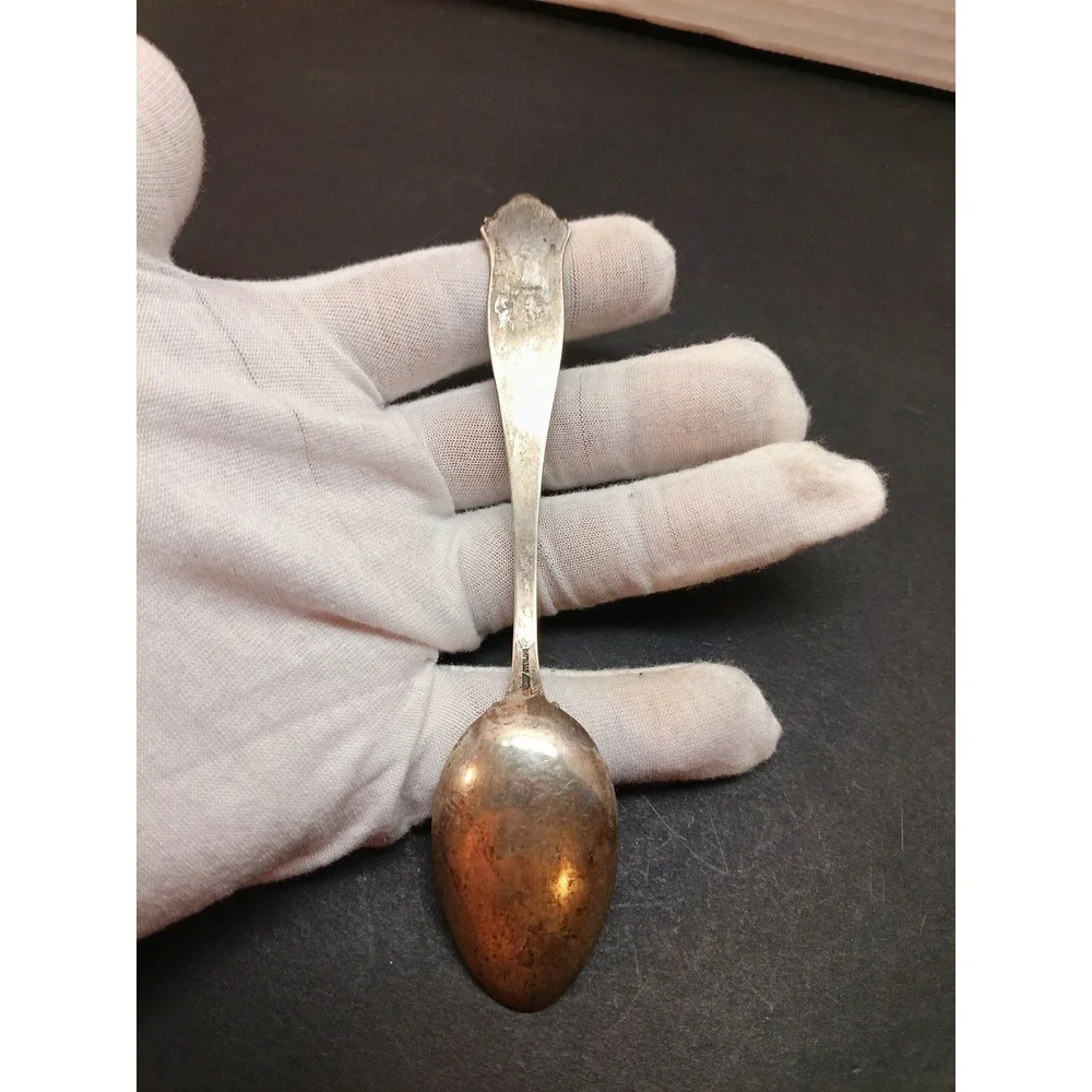 Monogrammed New Orleans LA, Sterling Silver Souvenir Spoon Ordinate 16 Grams